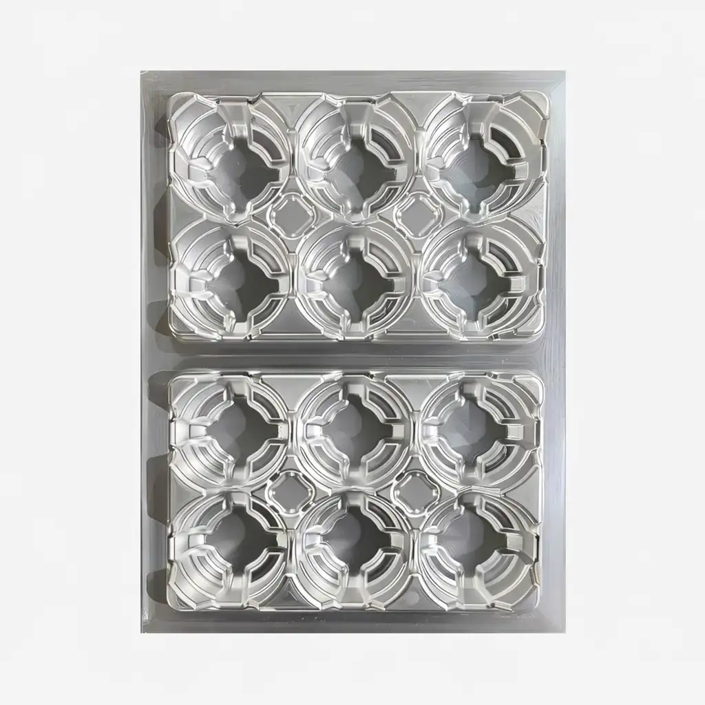 6 Cavity Pulp Molding Mold for Can & Bottle Tray | Precision Pulp Mold Tooling
